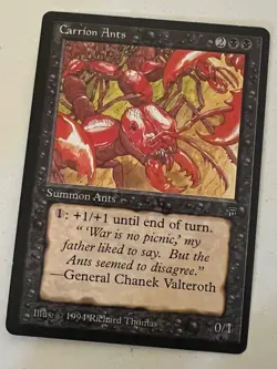 Magic the Gathering MTG Legends Carrion Ants NM (Beta Bob) - Image 1