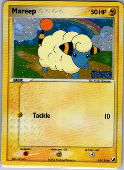 Mareep 62/115 Reverse Holo Unseen Forces - Pokemon Card - NM - Image 1