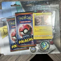 Pokemon TCG ~ Detective Pikachu Case File ~ New & Sealed Promo and Packs - Image 3