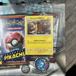 Pokemon TCG ~ Detective Pikachu Case File ~ New & Sealed Promo and Packs - Image 5