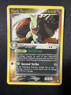 Dark Tyranitar 20/109 Reverse Holo Rare Team Rocket Returns Pokemon MP - Image 1
