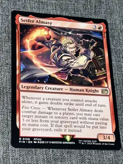 Seifer Almasy - FIN 0156 NM - MTG Magic Rare - Image 1