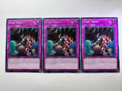 3 x Trap Trick RA02-EN078 Secret Rare 1st Edition YuGiOh Playset NM - Image 1