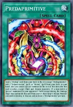 YUGIOH BLZD-EN055 Predaprimitive Super Rare 1st Edition NM - Image 1