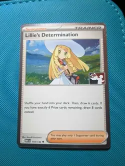 Lillie's Determination 119/132 Prize Pack Series Cards Holo - Image 1