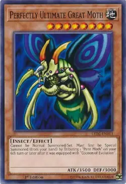 Yugioh - Perfectly Ultimate Great Moth - 1st Edition NM - Plus Free Holo Card - Image 1