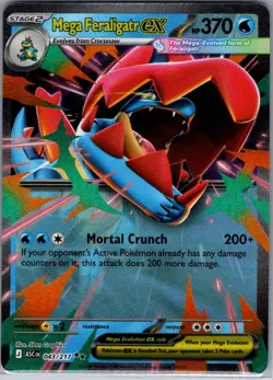 Mega Feraligatr ex 043/217 ME: Ascended Heroes - Pokemon Card - NM - Image 1