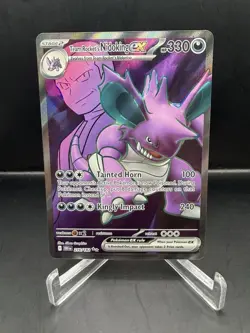 Pokemon card - Team Rocket's Nidoking ex 216/182 - Destined Rivals - Ultra Rare - Image 1