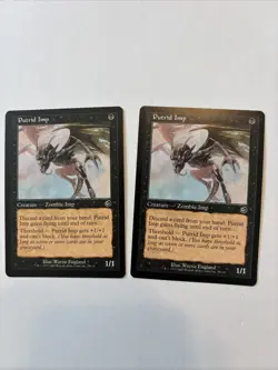 MTG Magic the Gathering Card Putrid Imp X2 - Image 1