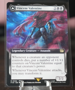 Vincent Valentine Extended Art R0454 Final Fantasy MTG Magic the Gathering NM - Image 1