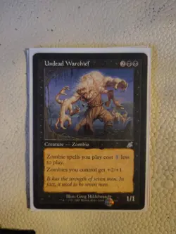 ✨✨MAGIC THE GATHERING✨✨ ✨✨UNDEAD WARCHIEF✨✨ ✨✨✨✨SCOURGE✨✨✨✨ - Image 1