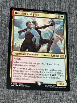 Balthier and Fran - FIN 0213 NM - MTG Magic Rare - Image 1