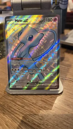 Mew EX 216/091 Paldean Fates Shiny Ultra Rare NM Pokemon Card - Image 1