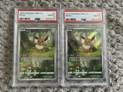 PSA 10 Pokemon Eevee Gem Pokemon Vol. 2 cbb2C Chinese Holo 01 15/15 Gem Mint x 1 - Image 1