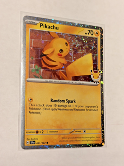 Pikachu (Pokemon Day 2026) 051/162 Cosmo Promo and Coins - MINT! - Image 5