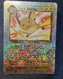2002 Pokemon Legendary Collection #7 Dark Raichu Reverse Holo Foil - Image 1