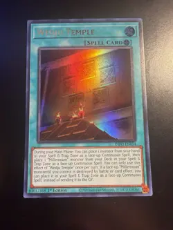 Yu-Gi-Oh! TCG Wedju Temple The Infinite Forbidden INFO-EN054 1st Ed Spell Holo - Image 1