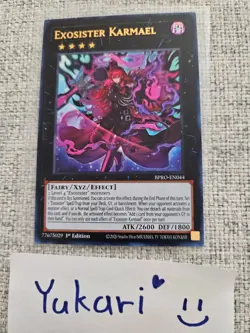 Exosister Karmael (Ultra rare) BPRO-EN044 1st Edition mint TCG Yugioh - Image 1