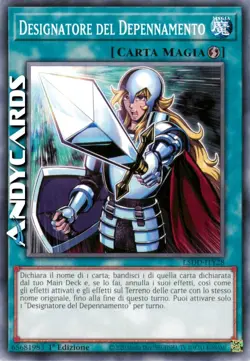 DESIGNATORE DEL DEPENNAMENTO • Comune • L5DD ITY28 • 1Ed • Yugioh! - Image 1