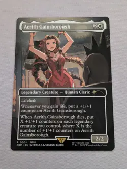 Aerith Gainsborough - Final Fantasy RC Promo - MTG, Magic, Non-Foil "Chairith" - Image 1