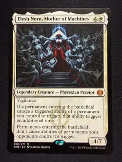 Elesh Norn, Mother of Machines - NM - Phyrexia All Will Be One MtG - Image 1