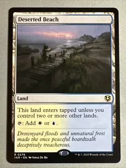 MTG / Deserted Beach / INR / #276 / Regular / Rare / NM - Image 1