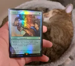 MTG: Power Fist FOIL #81, NM Universes Beyond: Fallout Chase RARE Green Card!! - Image 2
