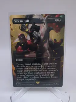 Saw in Half R 2025 Magic The Gathering Secret Lair x Marvel's Deadpool #1755 - Image 1