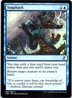 Snapback Magic The Gathering Time Spiral Remastered Light Play - Image 1