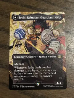 MTG Jecht, Reluctant Guardian Final Fantasy Borderless Non Foil NM 0363 - Image 1