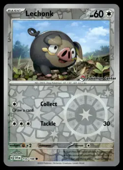 Lechonk (Pokemon Center Exclusive) 155/198 Scarlet & Violet Pokemon - Image 1