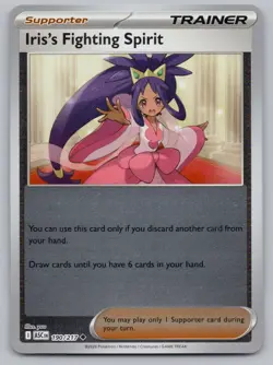 Iris's Fighting Spirit 190/217 ME: Ascended Heroes Pokemon Reverse Holo NM - Image 1