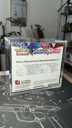 Pokemon TCG Sword & Shield Booster Box Factory Sealed-Acrylic Case Included - Image 2