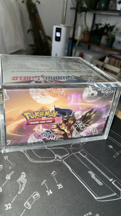 Pokemon TCG Sword & Shield Booster Box Factory Sealed-Acrylic Case Included - Image 5