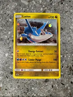 Pokemon TCG Cards Latios SM136 Black Star Promo Holo NM-M - Image 1