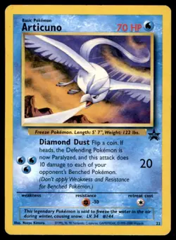 Articuno 22 Promo Wizards Black Star Promos Pokemon Lightly Played - Image 1