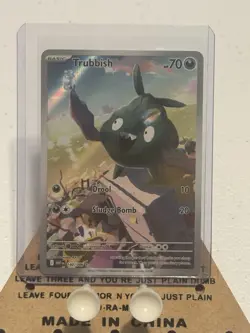 Pokemon TCG Trubbish Illustration Rare Card #140/086 SV White Flare - Image 3