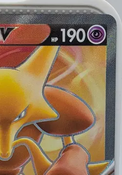 Pokemon Chilling Regin Alakazam V Trading Card - Image 3