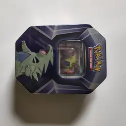 Pokemon TCG: Tyranitar Triple Whammy Collectors Tin - Factory Sealed - Image 1