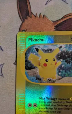 Pokemon TCG Pikachu 84/144 Skyridge Reverse Holo Rare E-reade (MP) - Image 2