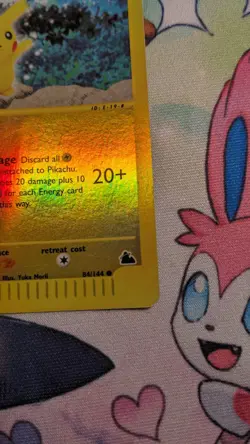 Pokemon TCG Pikachu 84/144 Skyridge Reverse Holo Rare E-reade (MP) - Image 5