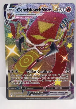 Pokemon TCG Shining Fates Centiskorch VMAX SV109/SV122 Shiny Ultra Rare - Image 1