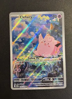 Pokemon TCG Clefairy 094/088 Holo Illustration Rare IR Full Art Perfect Order NM - Image 1