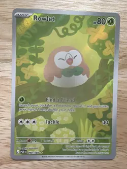 Rowlet 090/088 ME Perfect Order Holo Full Art Illustration Rare Pokemon NM - Image 1