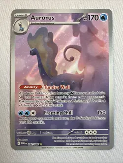 Pokemon TCG Aurorus Holo Illustration Rare ME03: Perfect Order 092/088 (A) - Image 1