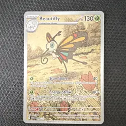 Pokemon TCG Beautifly 219/217 ASC Illustration Rare Full Art 130HP English 2026 - Image 1
