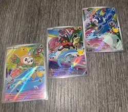 Rowlet Litten Popplio 30th Promo Set 43 44 45 Pokemon TCG First Partner Series 1 - Image 2