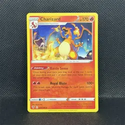 Pokemon TCG Charizard Rare 170 HP 025/185 Vivid Voltage Flame English - Image 1