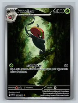 Accelgor Illustration Rare 094/086 2025 TCG Pokemon White Flare NM - Image 1