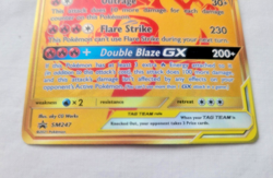 Pokemon Full Art/Illustration Reshiram Charizard GX Tag Team Holo (SM247) LP+ - Image 4